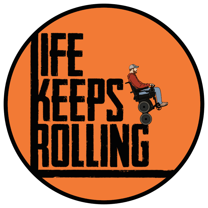 Life Keeps Rolling logo displayed as a supporter of Axe Play community and mobile events.