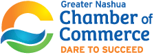 Greater Nashua Chamber of Commerce logo with tagline Dare to Succeed