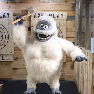 fun and unique axe throwing experience with playful theme